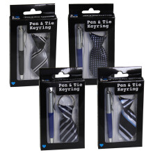 1 x I Love Dad Tie Key Ring Pen Set - Fathers Day Gift