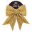 Christmas Tree Decoration 25cm Glitter & Sequin Bow - Gold 1