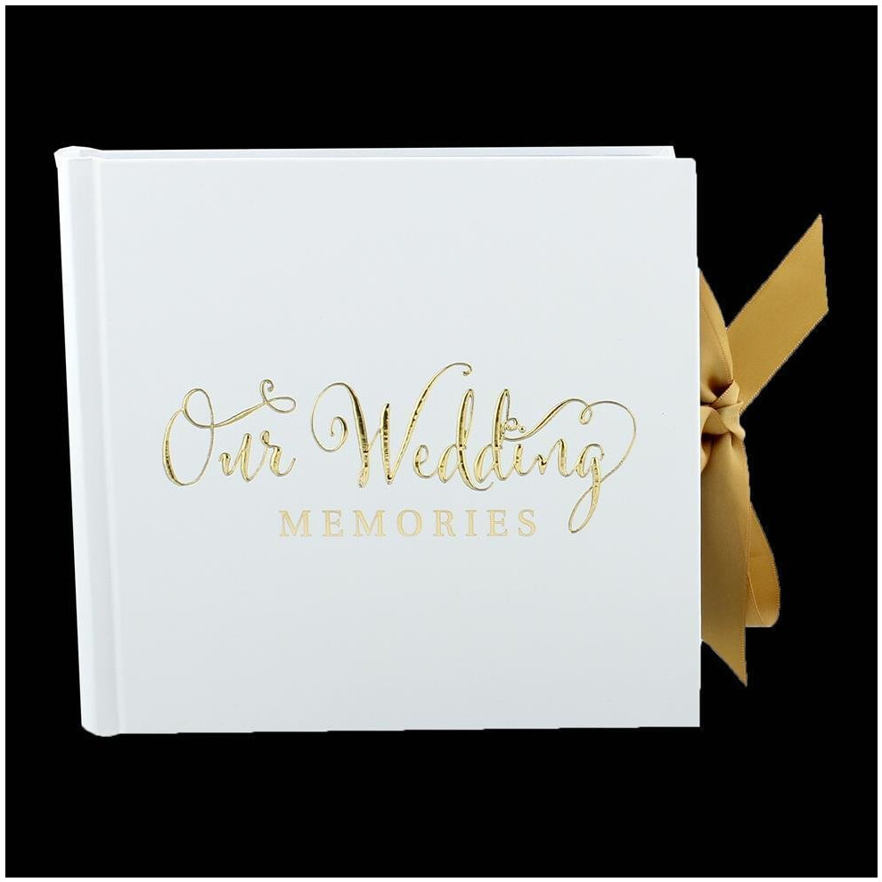 Always & Forever Range Gold Foil 'Our Wedding' - 80 6X4 Photo Album