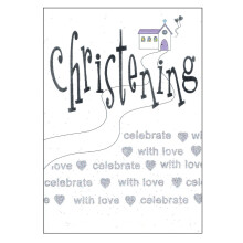 Greeting Card with Envelope - Lets Party Range - LP5042 Christening