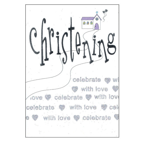 Greeting Card with Envelope - Lets Party Range - LP5042 Christening
