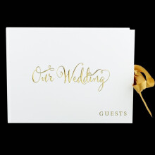 Always & Forever Range Gold Foil 'Our Wedding' - Guest Book