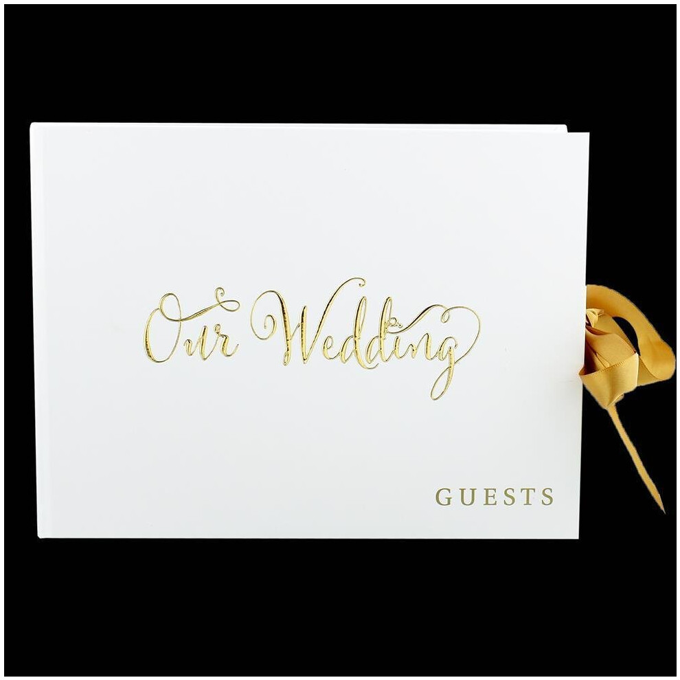 Always & Forever Range Gold Foil 'Our Wedding' - Guest Book