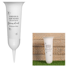 Thoughts of You Graveside Memorial Spiked Flower Vase - Grandad
