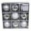 Premier Shatterproof Christmas Tree Decoration - 9 Pack 80mm Baubles - Silver 1