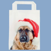 Premier Christmas Design Reusable Shopping Bag - Dog Design