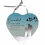 WIDDOP and Co. Reflections Mirror Glass Hanging Heart Plaque Gift  Grandad 1