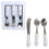 My First Cutlery Set - Spoon, Knife Fork - Blue Teddy Design - Baby Boy 1