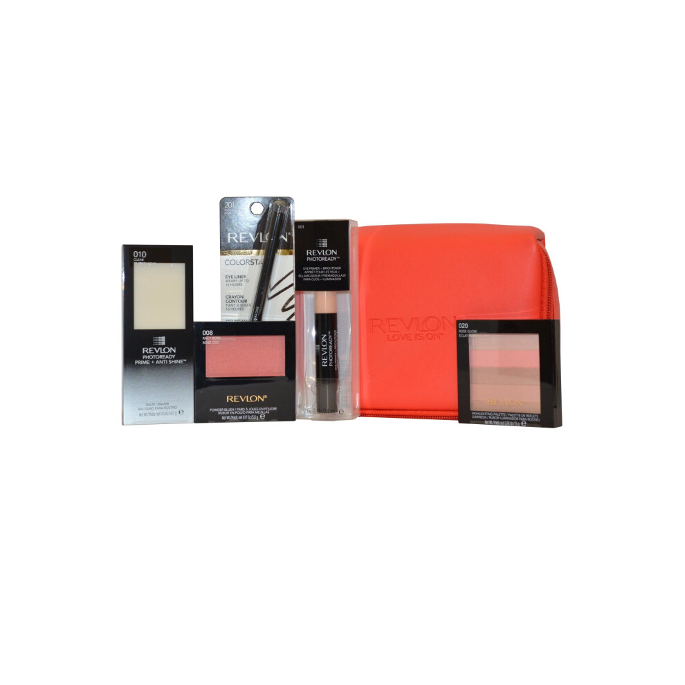 Revlon Love Series Face Travel Collection Balm, Palette, Blush, Liner, Primer
