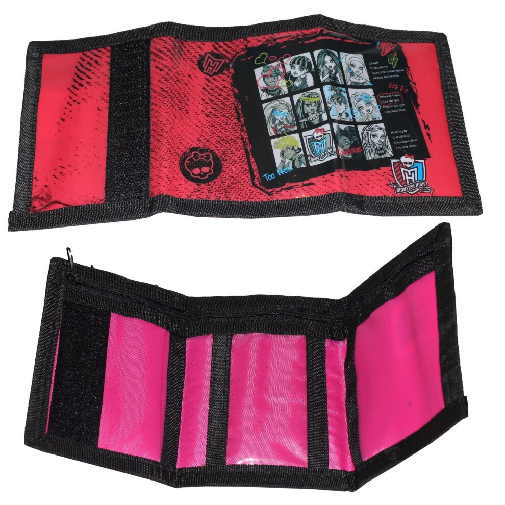 Monster High Kids Purse Coin Holder Money Wallet