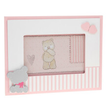 New Baby 'Tiny Ted' Range - Pink 6"x4" Photo Frame