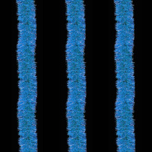DP Christmas Tree Room Decoration 6 Metres (3x 2M) Tinsel - Blue