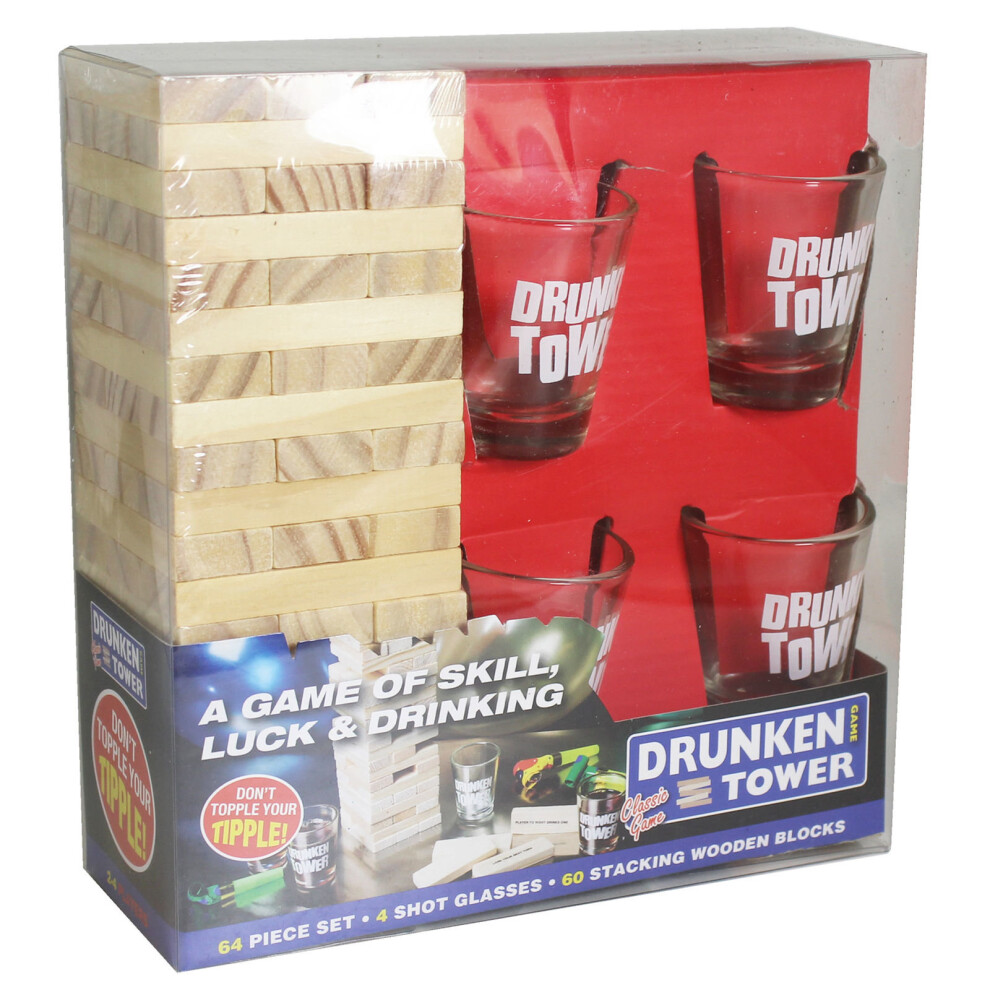 Pms International Adult Drinking Game - Over 18'S - Christmas Gift - Drunken Tower