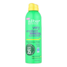 Alba Botanica 1794460 6 oz Mineral Sunscreen Spray - Fragrance Free