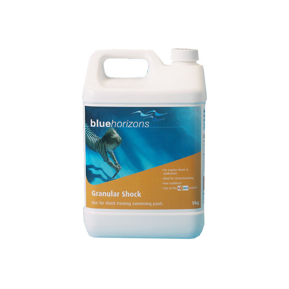 Horizons Horizons Granular Shock 5Kg - Shock Dose For Pools & Spas Blue