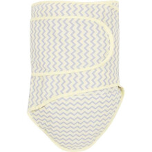 Miracle Blanket 46922 Chevrons With Yellow Trim Baby Swaddle Blanket