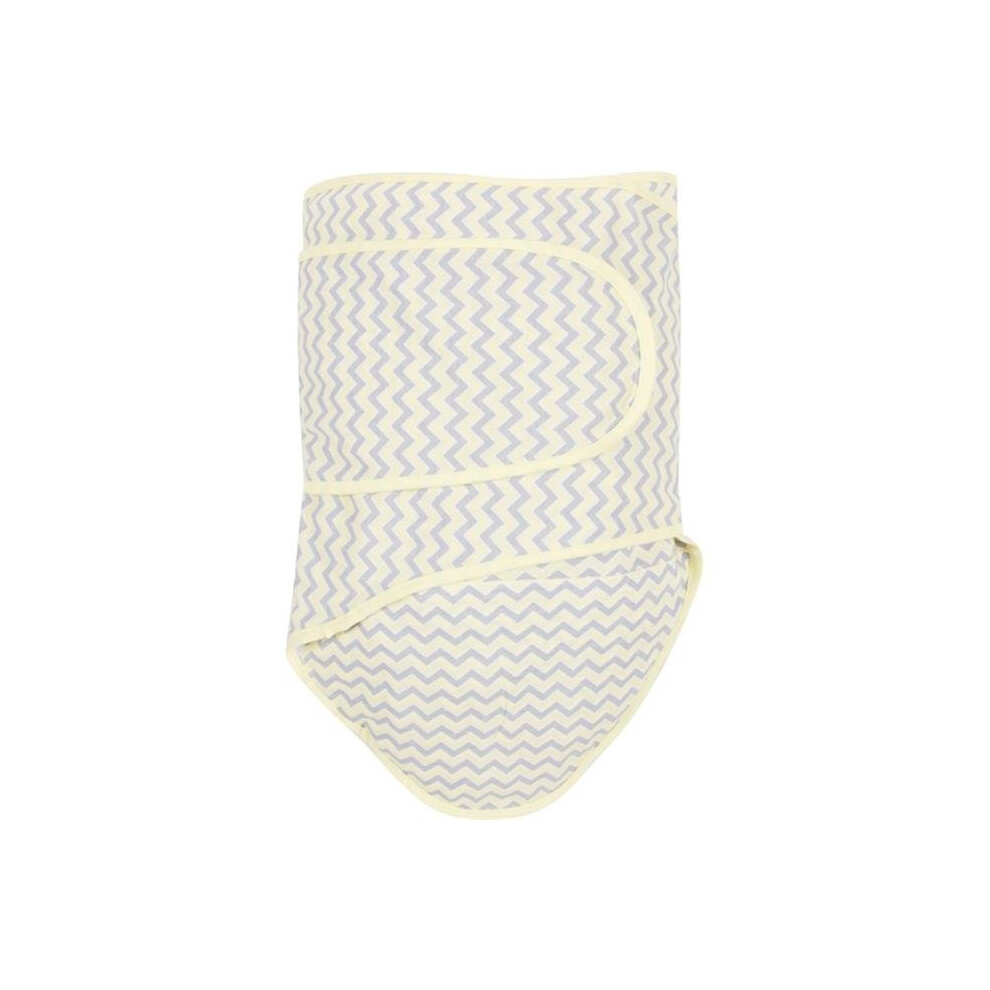 Miracle Blanket 46922 Chevrons With Yellow Trim Baby Swaddle Blanket