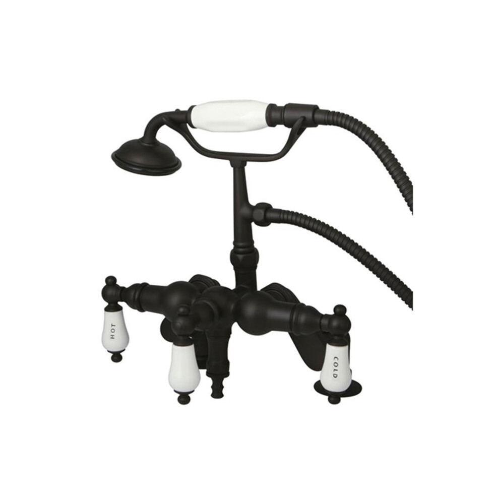 Photos - Other Bathroom Accessories Kingston Brass CC623T5 Deck Mount Clawfoot Tub Filler with Hand Shower 