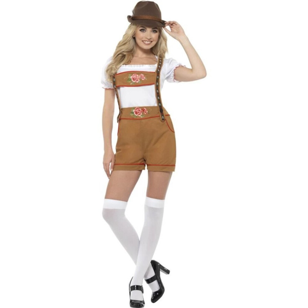 Sexy Bavarian Beer Girl Costume, Oktoberfest Festival Fancy Dress, UK 4-6