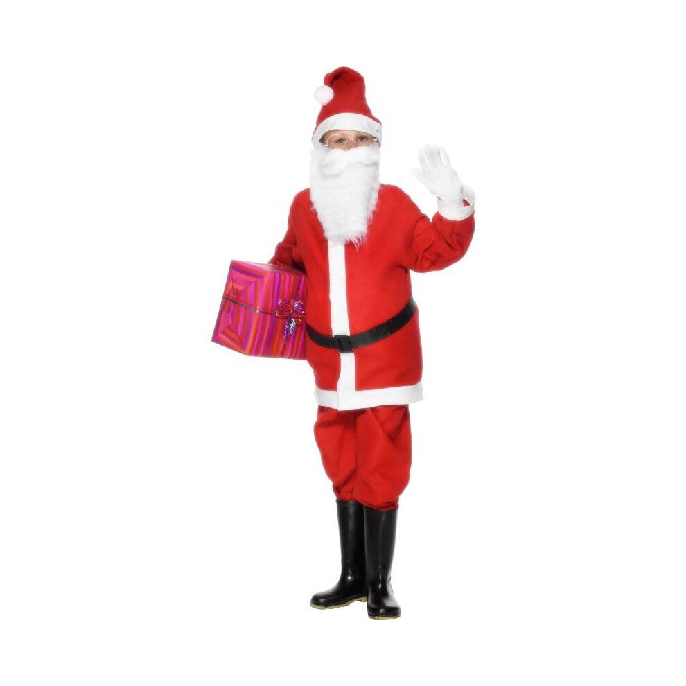 Smiffy's Santa Boy Costume, Small Age 3-5 Red