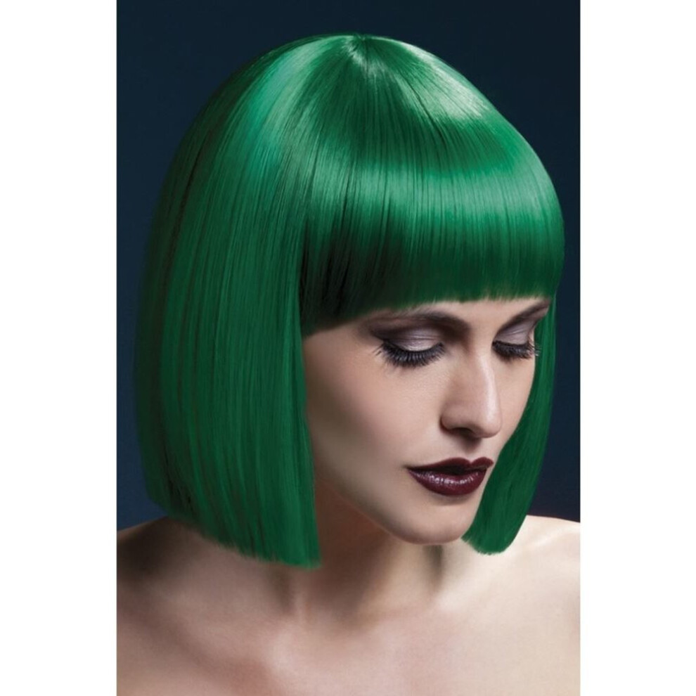 Smiffy's Fever Lola Wig, One Size Green