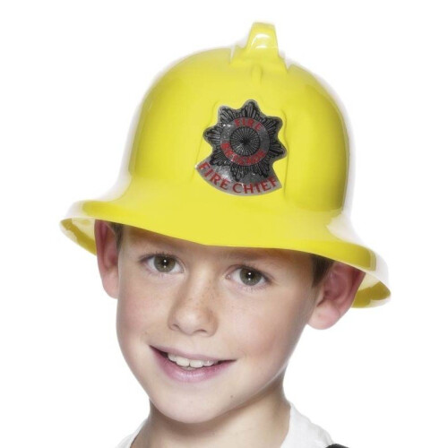 Smiffy's Yellow firefighter helmet