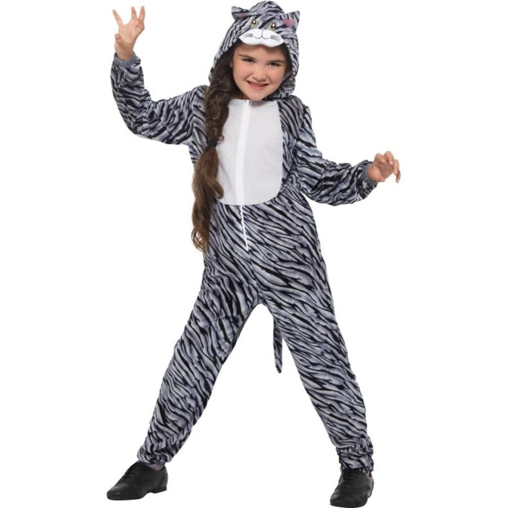 Tabby Cat Costume, Children's Animal Fancy Dress, Small Age 4-6