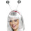 Smiffy's Adult silver sequined ball headband 1