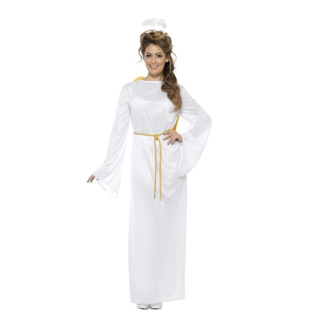 Angel Gabriel Costume,Unisex,Christmas Adult Fancy Dress, Size up to 48"