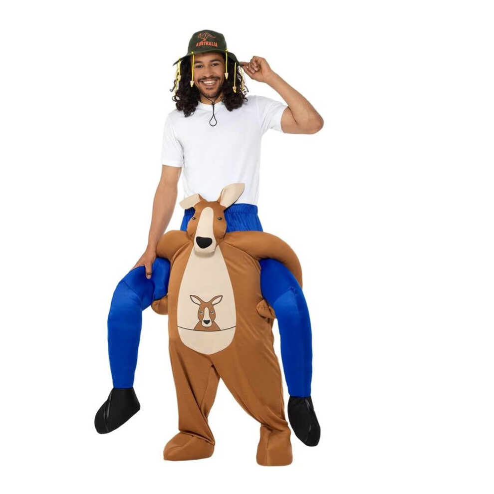 Smiffy's Piggyback Kangaroo Costume, Fancy Dress, One Size