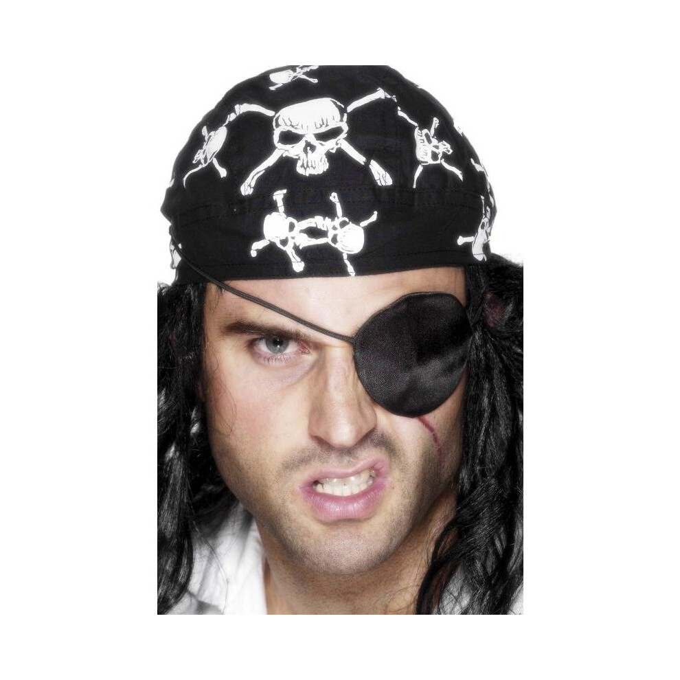 Deluxe Pirate Eyepatch.  One Size