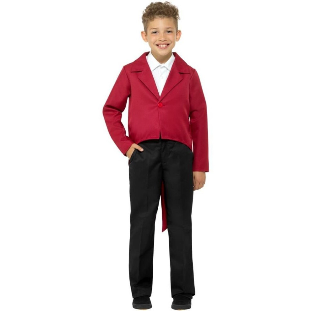 Red Tailcoat,Ringmaster,The Greatest Showman, Fancy Dress, Medium Age 7-9