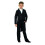 Smiffy's Black Tailcoat, Dance/Ringmaster/Showman, Fancy Dress, Small Age 4-6 1