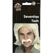 70s adult blonde mustache
