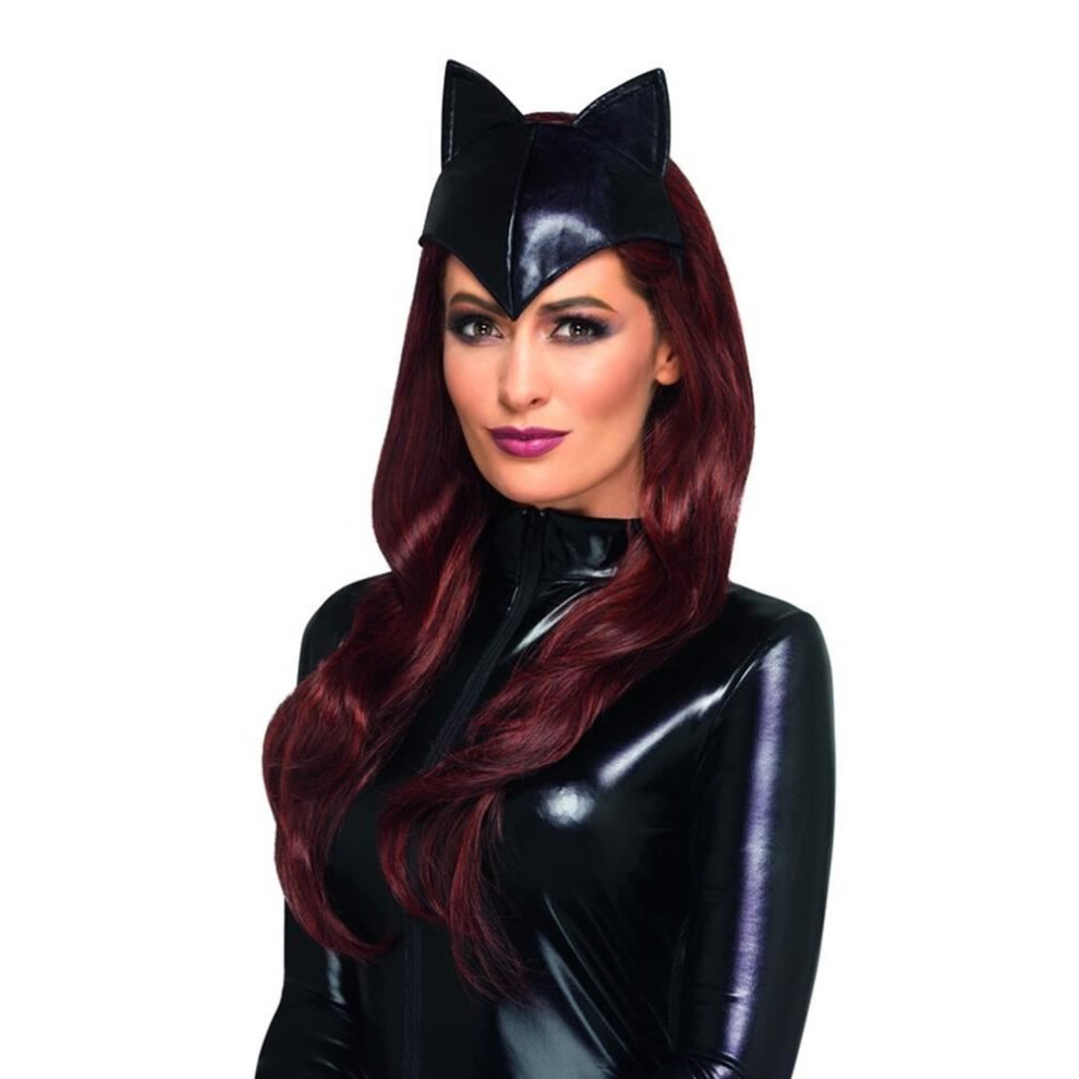 Smiffy's Fever Cat Headband Halloween Fever Fancy Dress, One Size Black