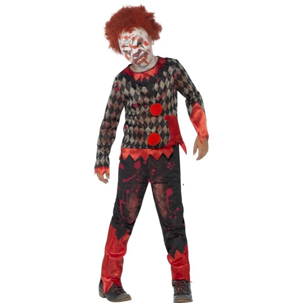 Deluxe Zombie Clown Costume, Small Age 4-6