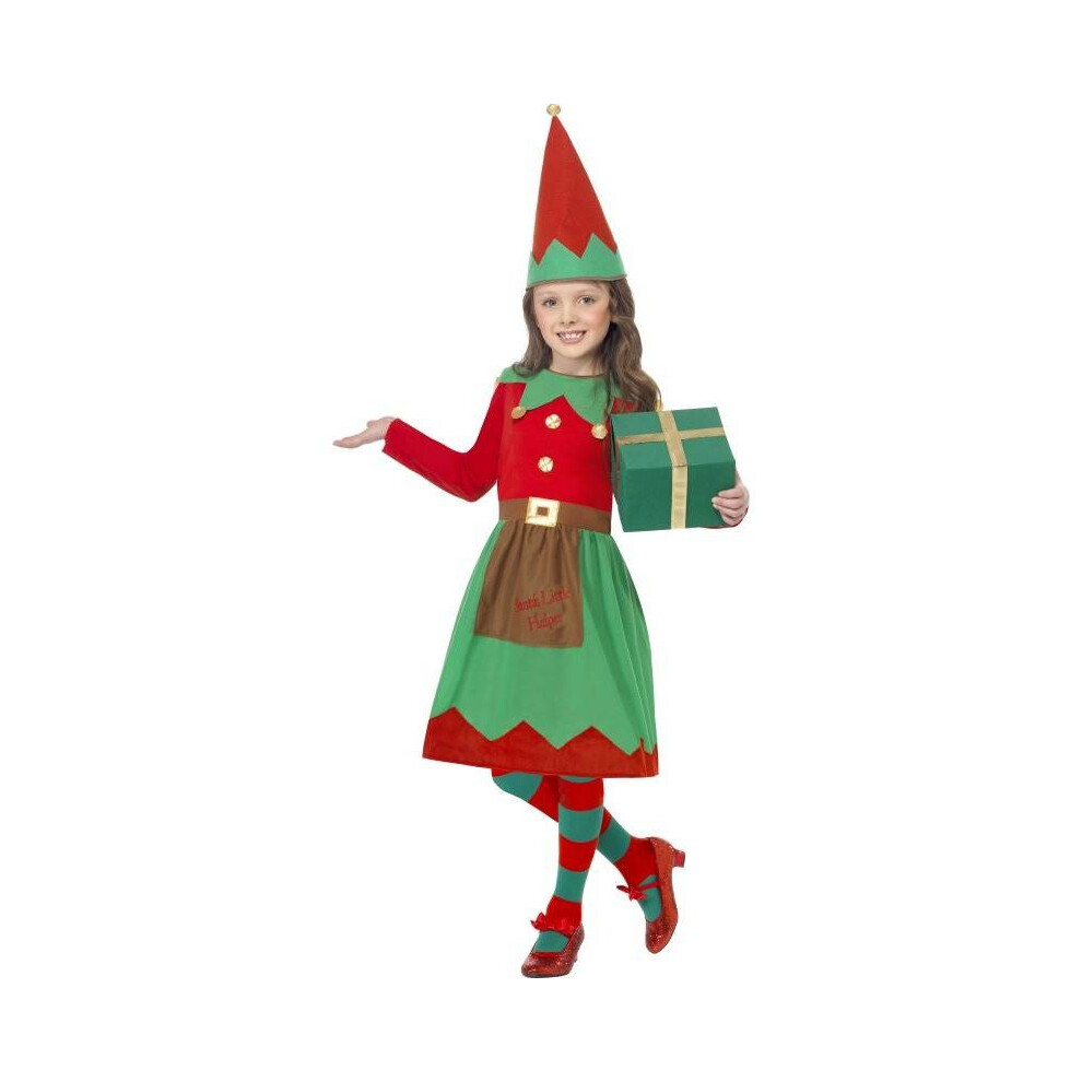Smiffy's Santa's Little Helper Costume, Medium Age 7-9 Red