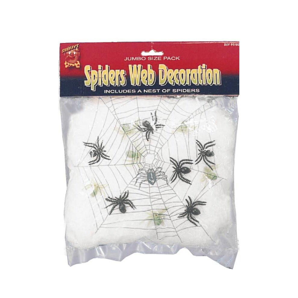 Smiffy's Spider Web Decoration. White