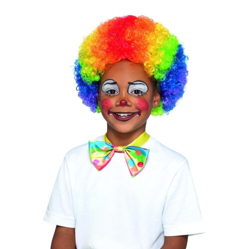 Smiffy's Children's multicolored clown wig