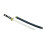 Smiffy's Black Ninja Warrior Sword, Fancy Dress Accessory/Toy 1