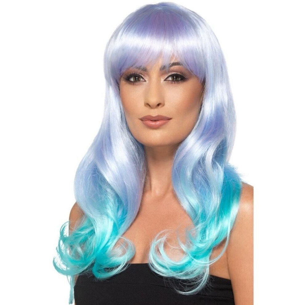 Fashion Unicorn Pastel Wig Wavy Long Multi-Colour Heat Resistant/Styleable,