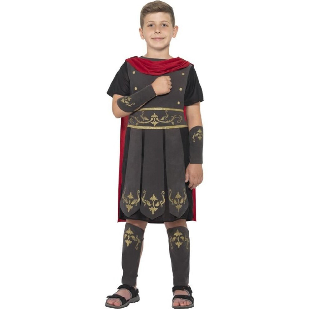 Smiffy's Roman Soldier Costume, Tween 12+ Black
