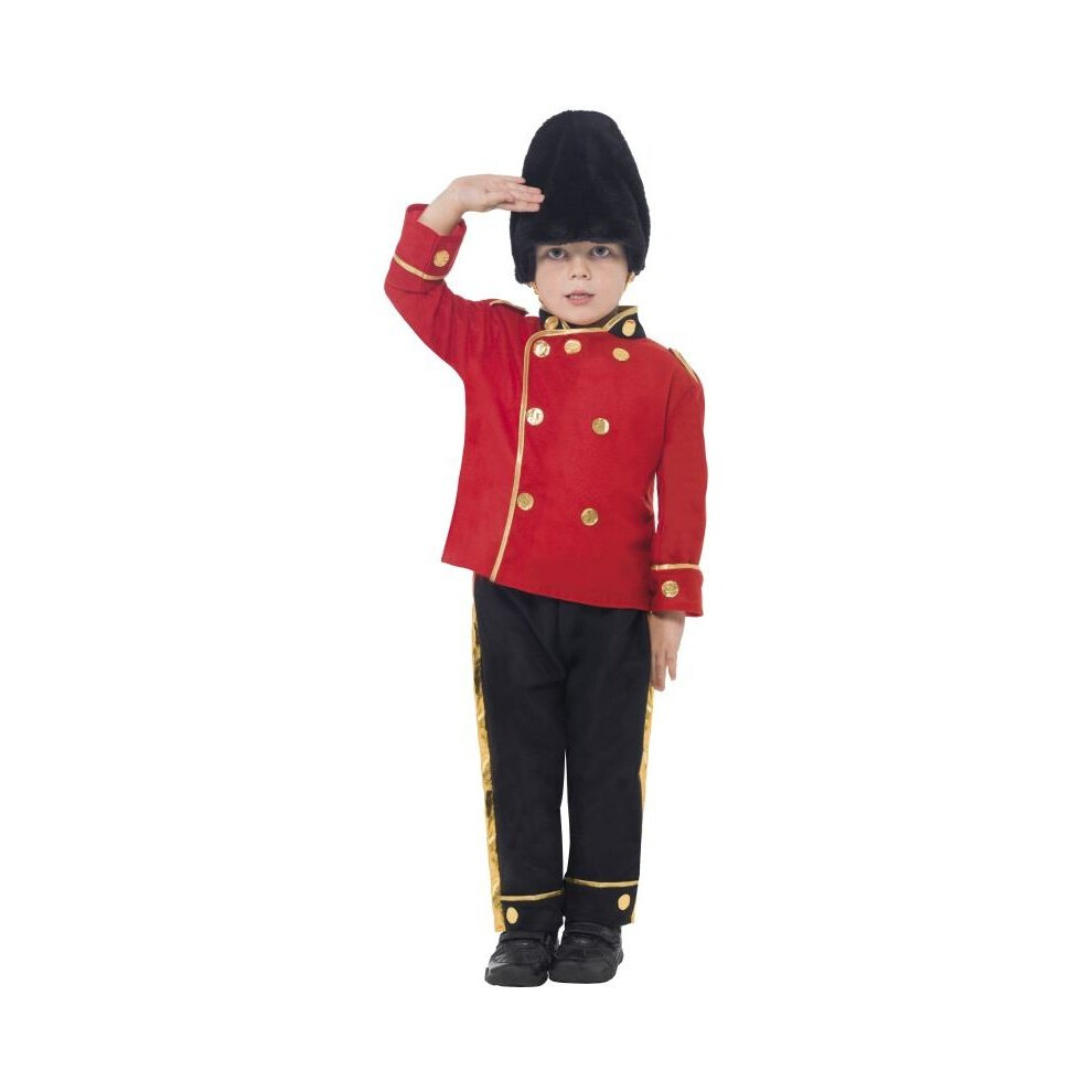 Smiffy's Busby Guard Costume, Medium Age 7-9 Red
