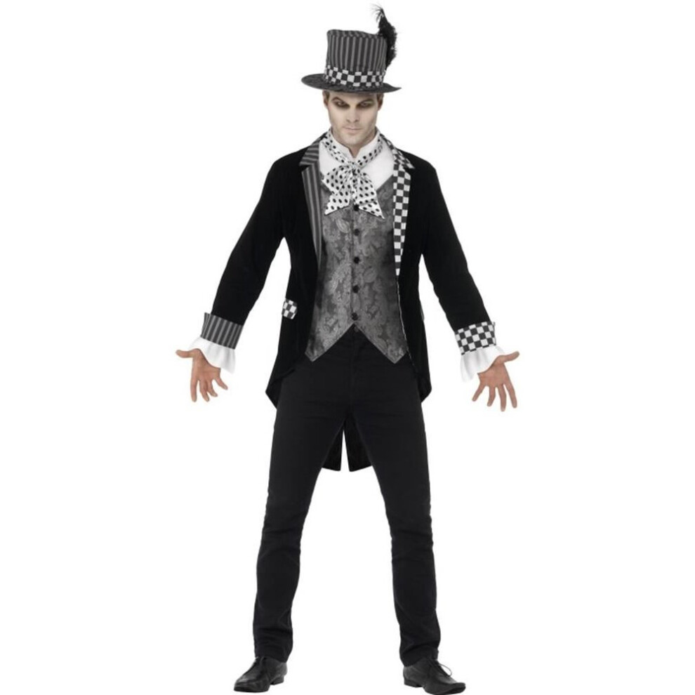 Smiffy's Deluxe Dark Hatter Costume, Medium Black