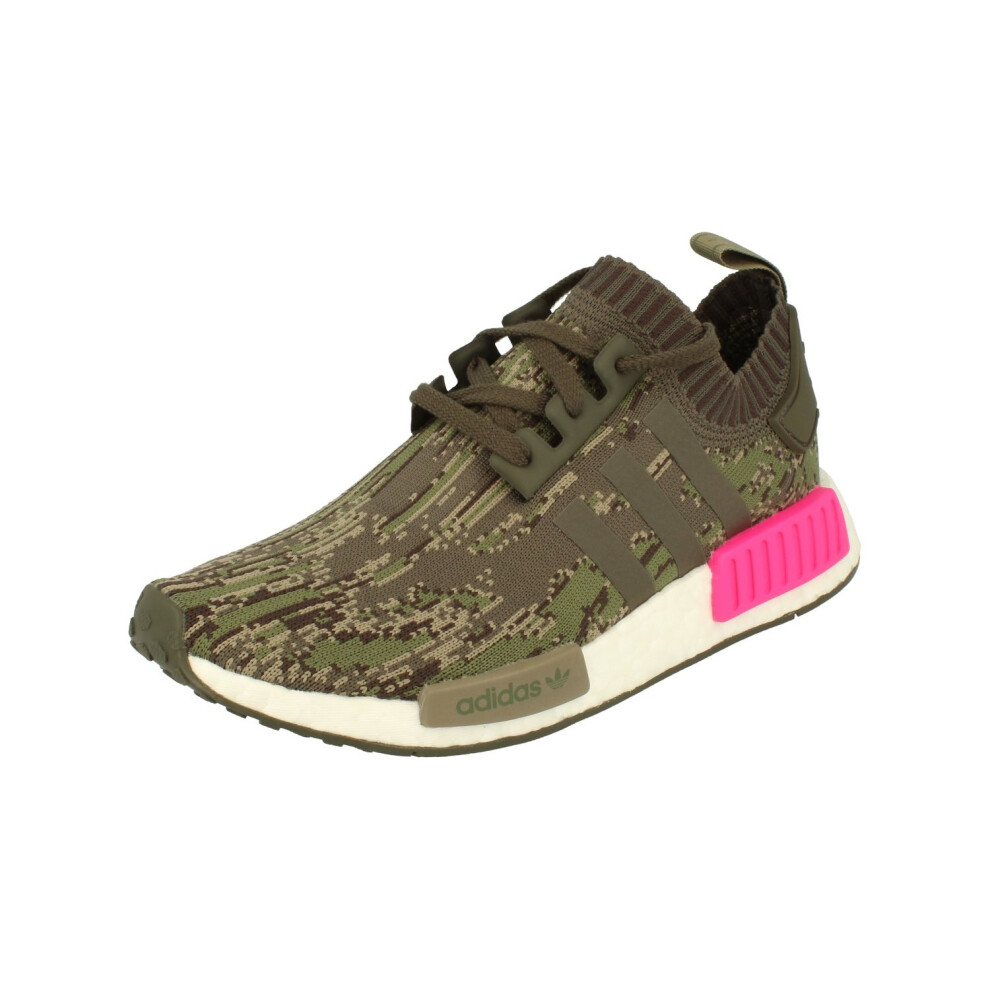 (3.5 (Adults')) Adidas Originals Nmd_R1 Pk Mens Running Trainers Sneakers Shoes Prime Knit