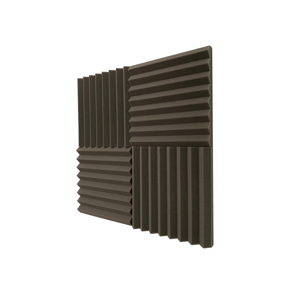 Advanced Acoustics Wedge 12" Acoustic Studio Foam Treatment Tile Pack 5060345302509