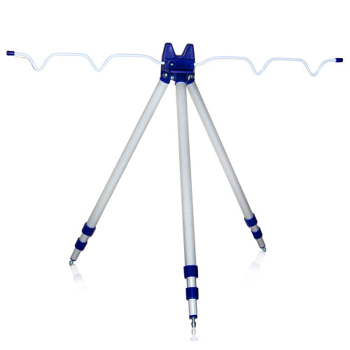 DIGIFLEX Fishing Rods Tripod Stand Rest for Sea Beach Shore Pier Tackle ...