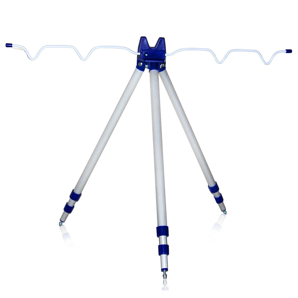 Trixes Digiflex Fishing Rods Tripod Stand Rest For Sea Beach Shore Pier Tackle Telescopic