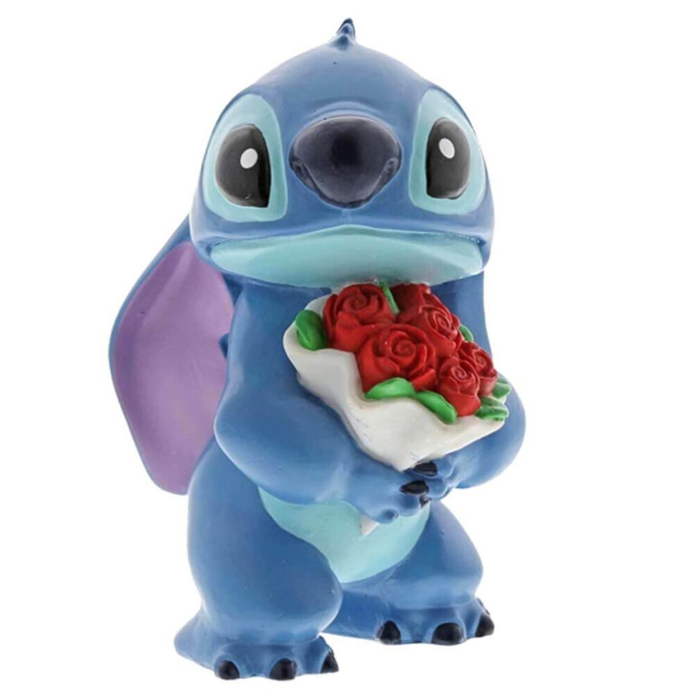 Disney Stitch Flowers Mini Figurine