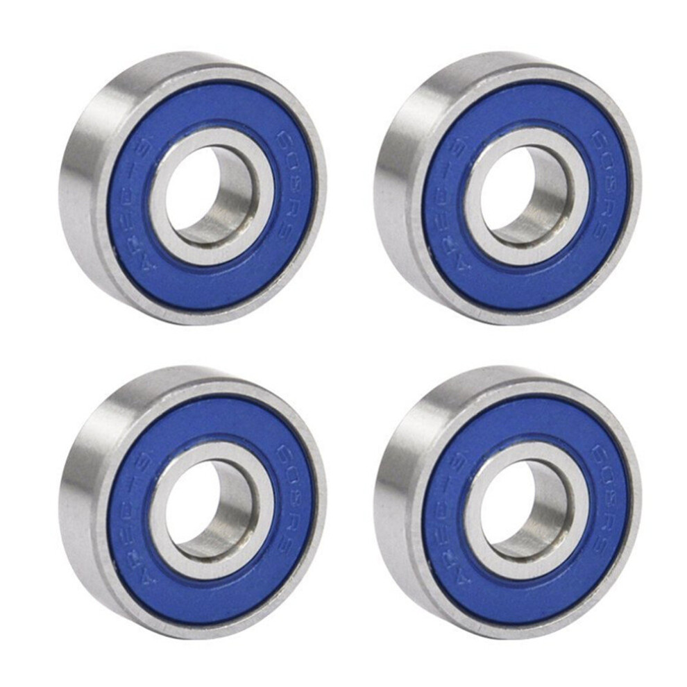 TRIXES 4 Frictionless Abec 9 Sealed Skateboard Roller Skate Bearings